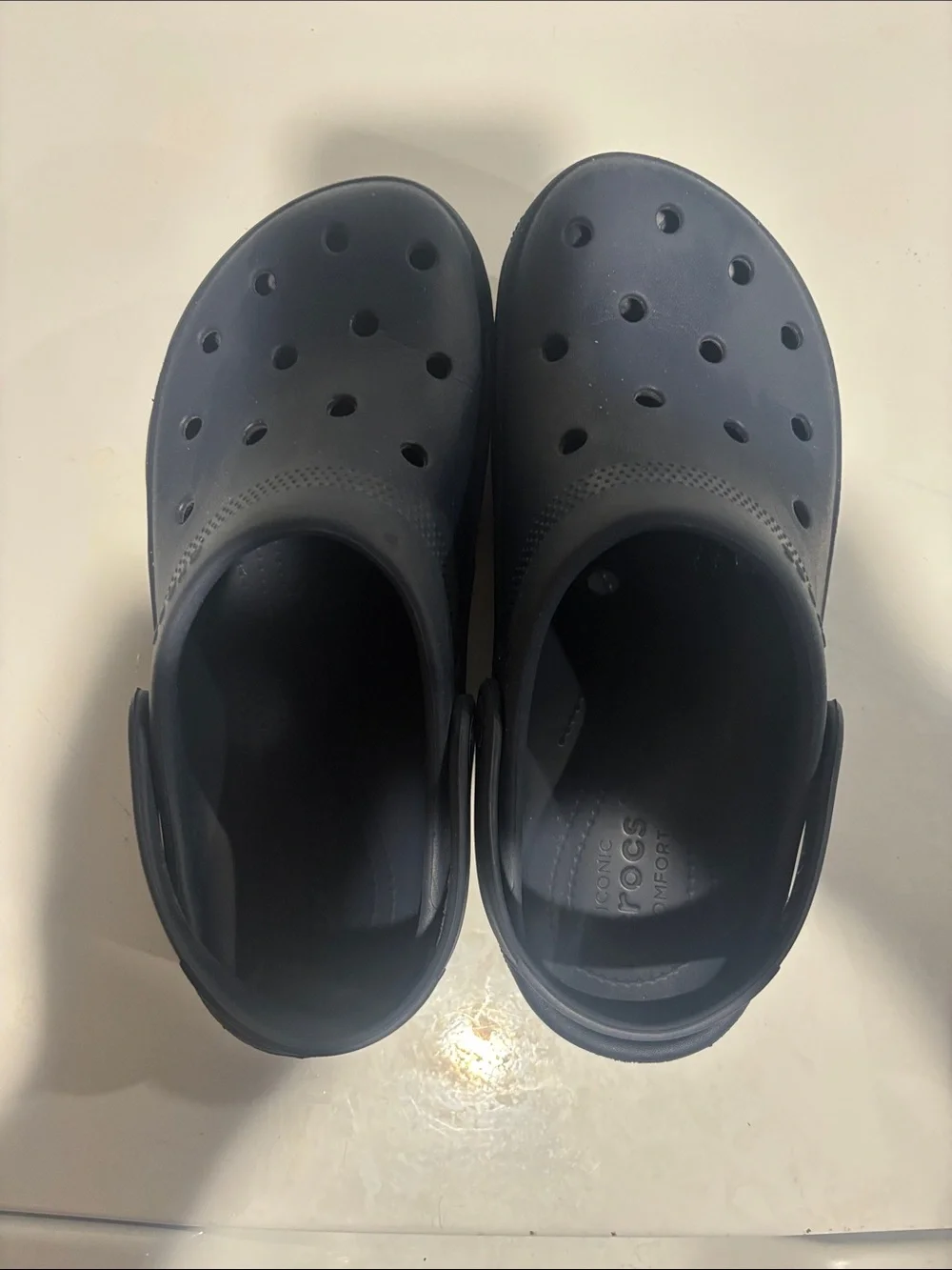 CROCS Kids Lightweight Clog in Navy Blue